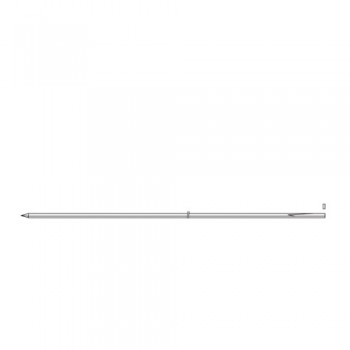 Kirschner Wire Drill Trocar Pointed - Flat End Stainless Steel, 6 cm - 2 1/4" Diameter 0.8 mm Ø